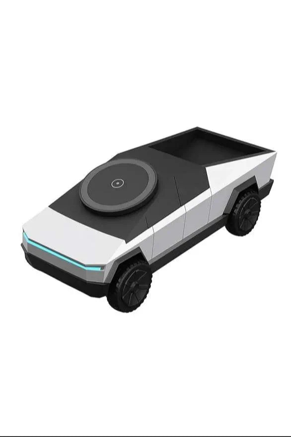 CyberDock Cybertruck-Inspired 3-in-1 Wireless Charging Station
