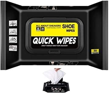 Sneaker Cleaner Shoe Cleaning Wipes (80 Pieces) Sneaker Wipes for Shoes: Quick Remove Dirt Stain Shoe Cleaner Wipes, Multicolor (Pack of 1)