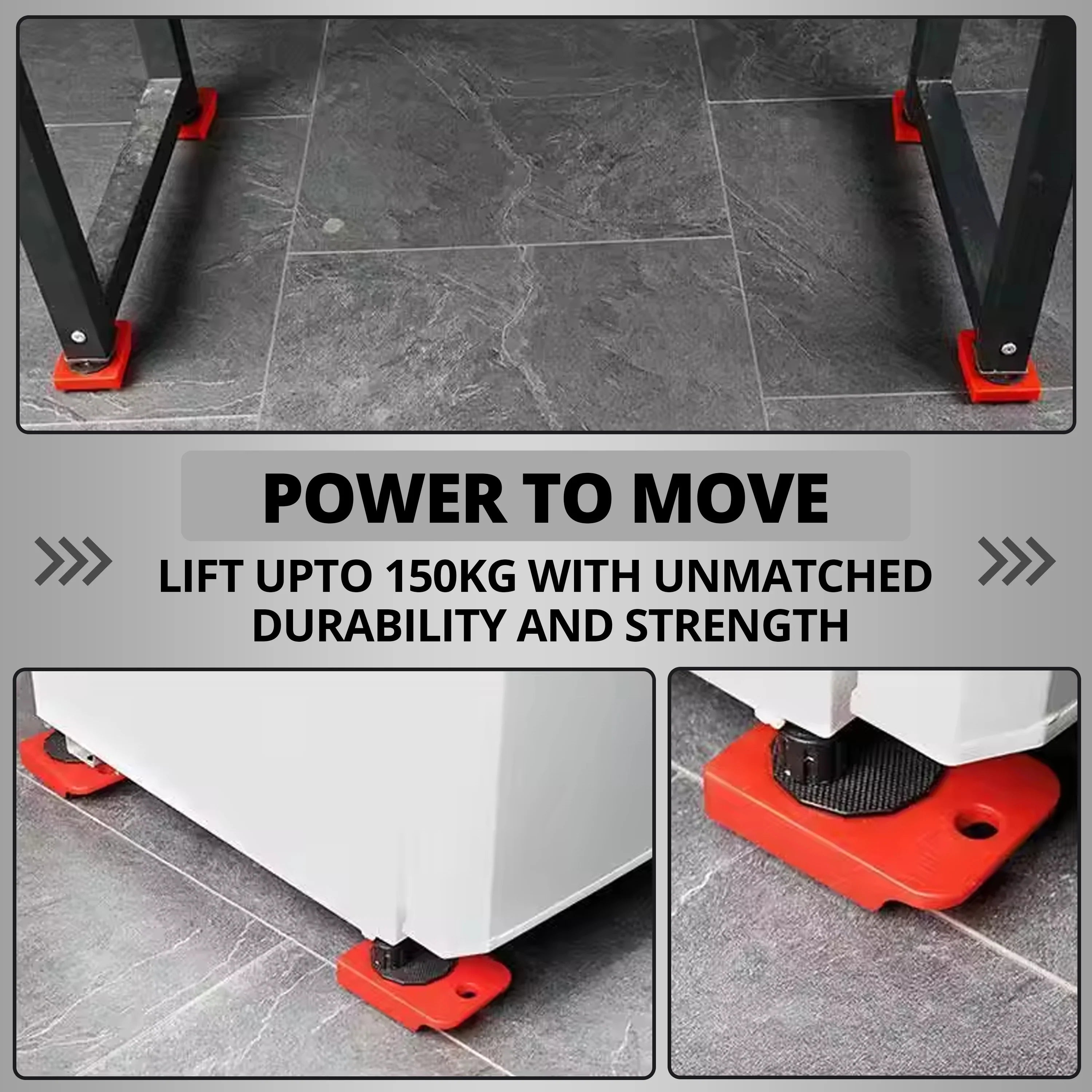 4 Pcs Furniture Lifter Mover Tool Set