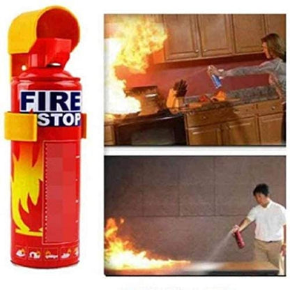 Fire Extinguisher Can Bottle for Car and Home Kitchen with Stand Each 500 ML -