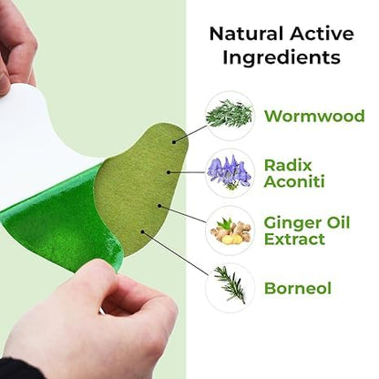 Adhesive Knee Patches Made with Natural Herbs for Wellness (10 Patches)