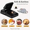 Rat Trap, Large Mouse Traps, Mouse Traps Indoor for Home, Instant Kill Traps for Mouse Rat Chipmunk, Quick Set Up and Reusable – 6 Pack, Black