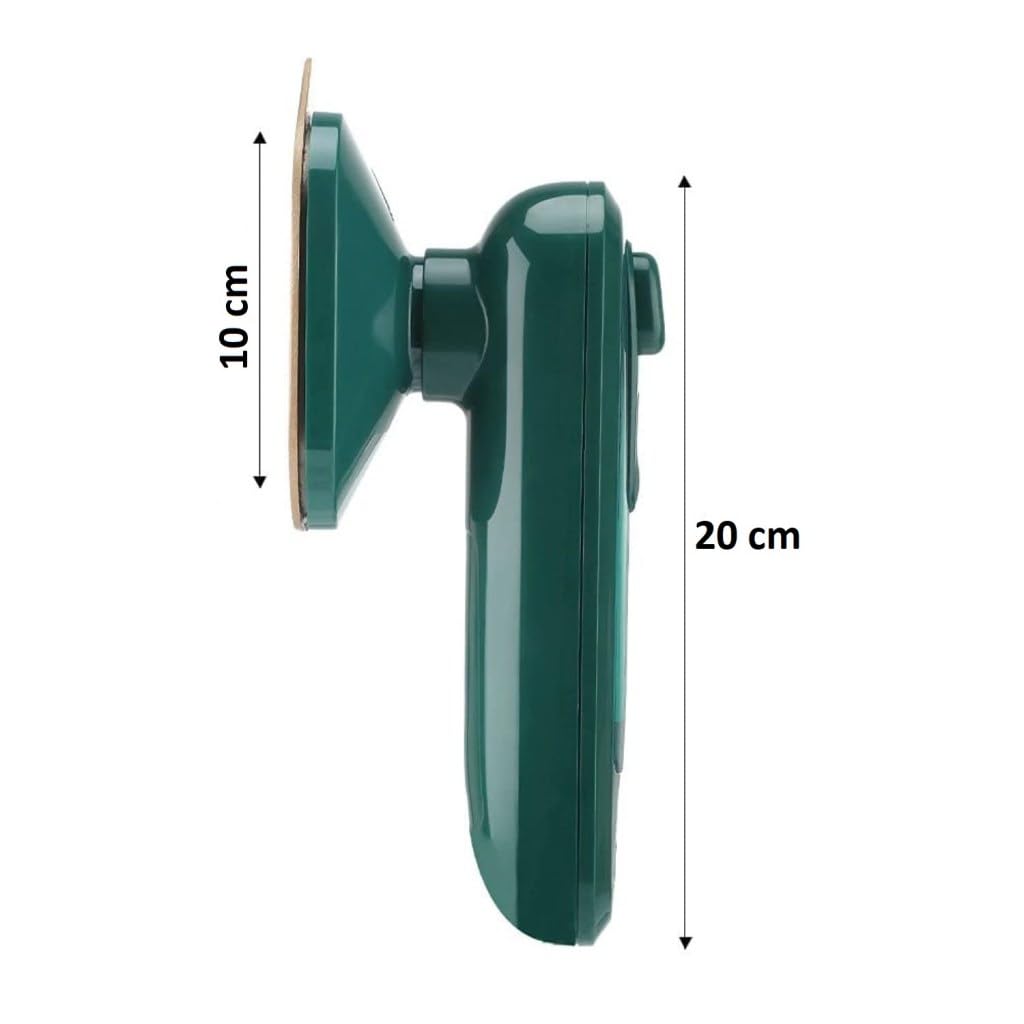 Garment Steamer Iron, Portable Fabric Steamer with Dual Temperature Control, Green