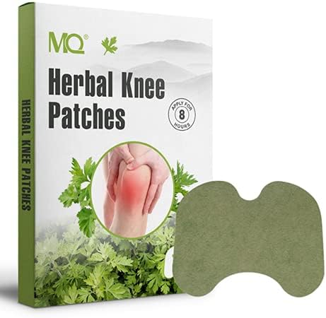 Herbal Knee Patches Fast Relieving Adhesive Self-Heating Wormwood Therapy Knee Pain Relieve Plaster Sticker Highly Effective Natural Remedies