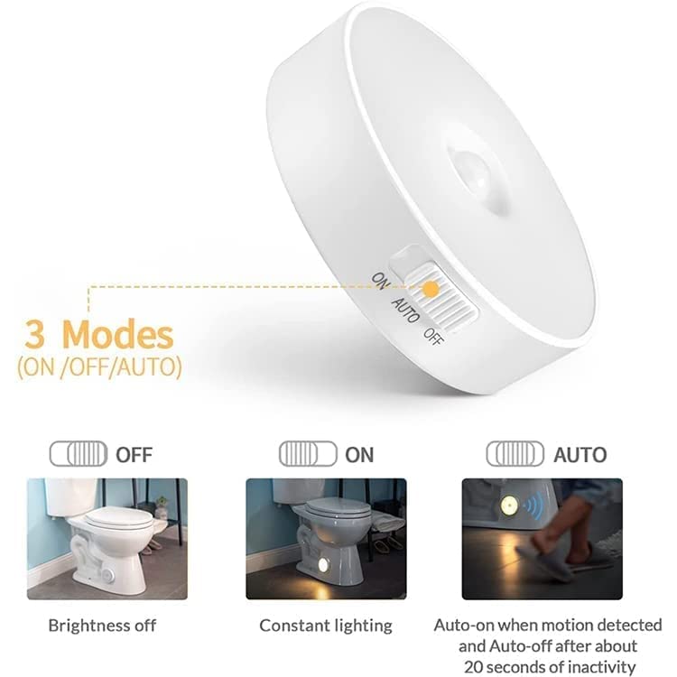 Motion Sensor Light for Home with USB Charging 2ps Magnetic Adsoption 1ps LED Light Motion Sensor Rechargeable Light