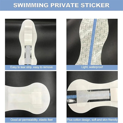 women's waterproof swimming stickers