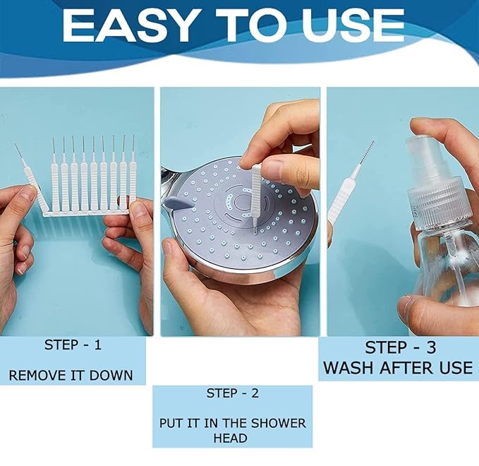 Multi Functional Shower Head Cleaning Brush, Gap Hole Anti-Clogging Nozzle Soft Shower Head Cleaning Brush for Bathroom Cleaning Tool, Mobile, Keyboard