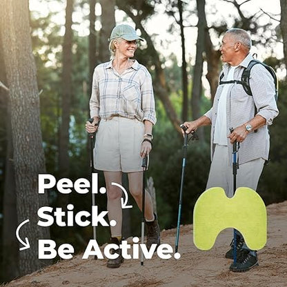 Adhesive Knee Patches Made with Natural Herbs for Wellness (10 Patches)