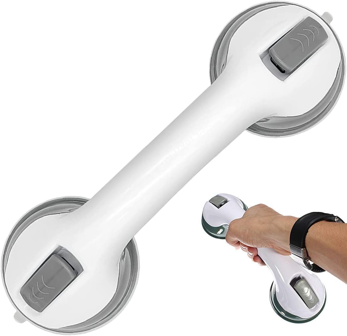 Helping Handle Bathroom Suction Grab Bar Rail for Safety