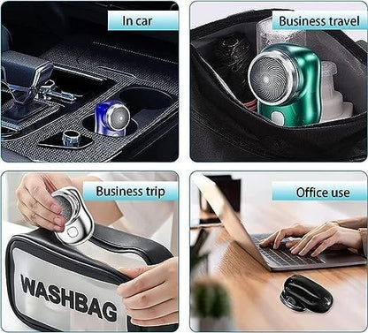 New Upgrade Mini Electric Razor Shavers For Men, Rechargeable Shaver Easy One-Button Use Suitable For Home,Car,Travel Christmas Gifts