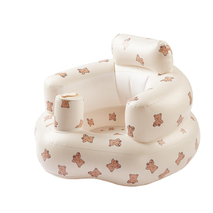 Inflatable Baby Floor Seat with Built in Air Pump