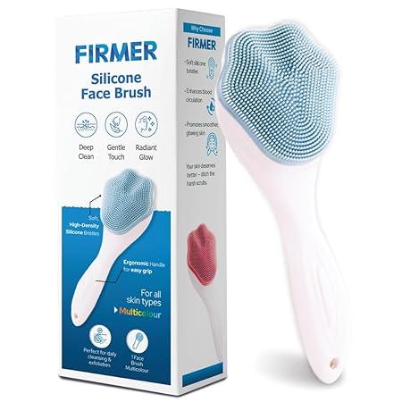 Silicone Face Brush for Daily Cleansing & Exfoliation