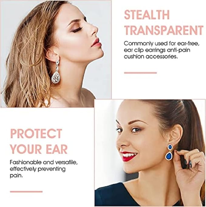 Ear Lobe Support Patches: Invisible Earring Lobe Support Patches PACK OF 100