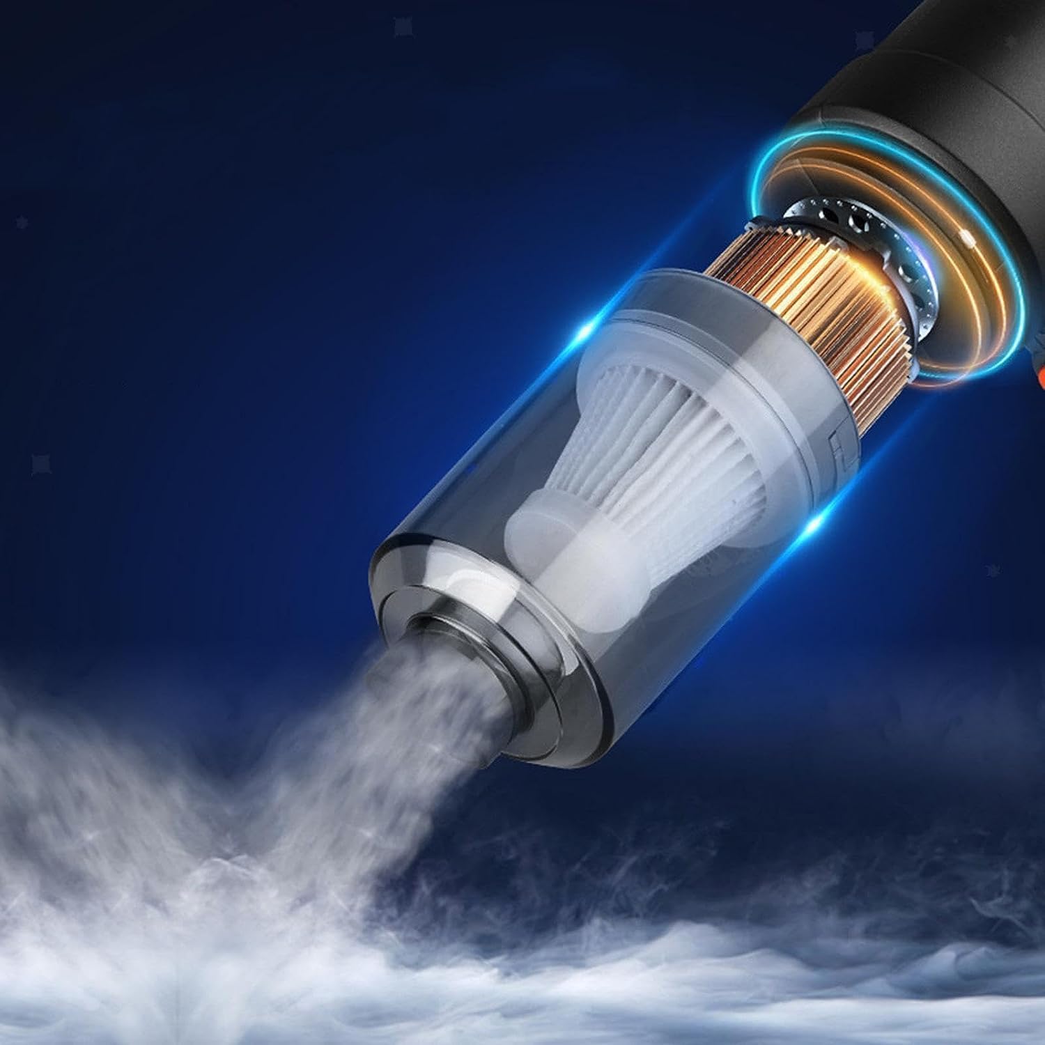 Car Vacuum Cleaner 3 in 1 with 3 Attachments & Blower | Cordless Handheld Vacuum Cleaner for Wet & Dry Cleaning for...