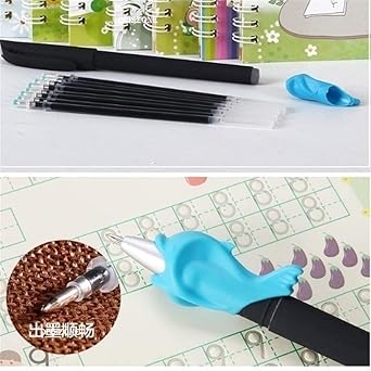 Sank Magic Practice Copybook, (4 BOOK + 10 REFILL+ 1 Pen +1 Grip)