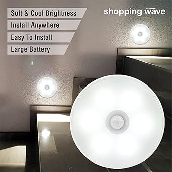 Motion Sensor Light for Home with USB Charging 2ps Magnetic Adsoption 1ps LED Light Motion Sensor Rechargeable Light