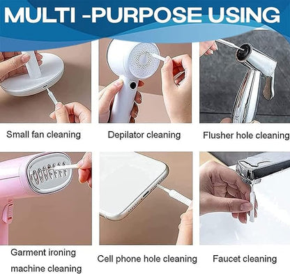 Multi Functional Shower Head Cleaning Brush, Gap Hole Anti-Clogging Nozzle Soft Shower Head Cleaning Brush for Bathroom Cleaning Tool, Mobile, Keyboard