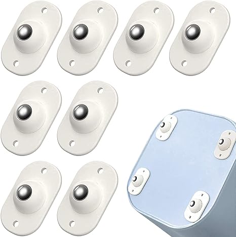 Heavy Duty Caster Wheels Set for Tables and Furniture pack of 12