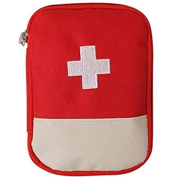 Mini First Aid Kit Travel Pouch Medicine Storage Bag