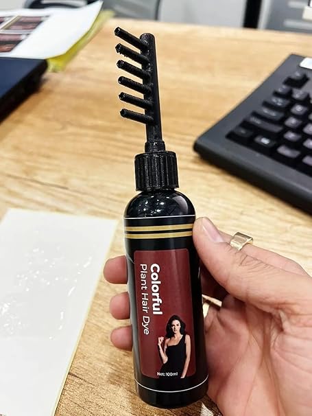 Colorful Plant Hair Dye Comb Shampoo – 100ml (Pack of 2)