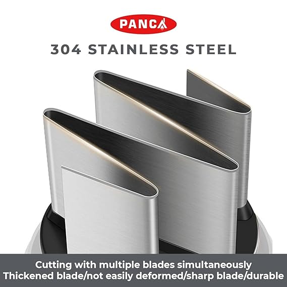 Stainless Steel Push Chopper | Hand Press Garlic & Onion Chopper