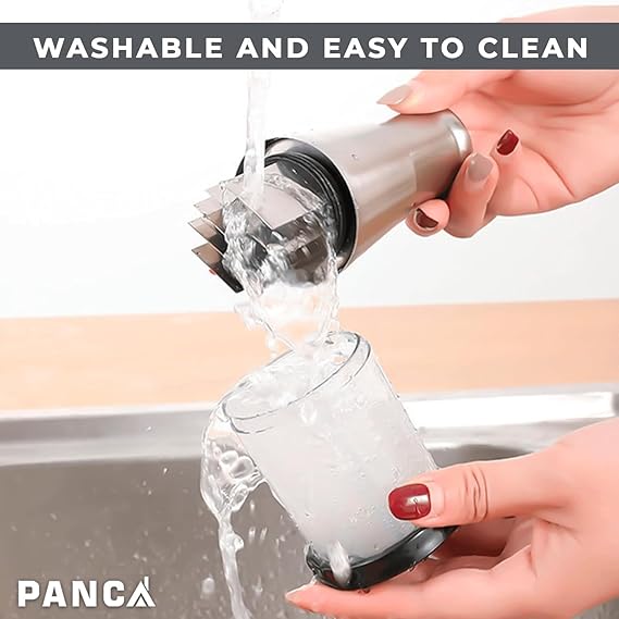 Stainless Steel Push Chopper | Hand Press Garlic & Onion Chopper