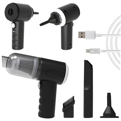 Car Vacuum Cleaner 3 in 1 with 3 Attachments & Blower | Cordless Handheld Vacuum Cleaner for Wet & Dry Cleaning for...