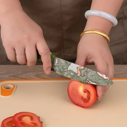 3 Pcs Sharp Printed Knife Set