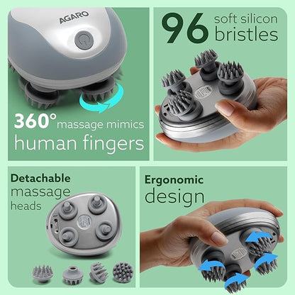 AGARO Scalp Massager, Stress Relief & Relaxation