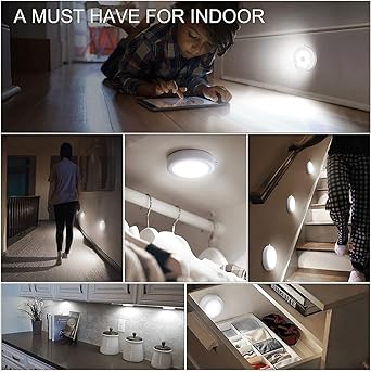 Motion Sensor Light for Home with USB Charging 2ps Magnetic Adsoption 1ps LED Light Motion Sensor Rechargeable Light