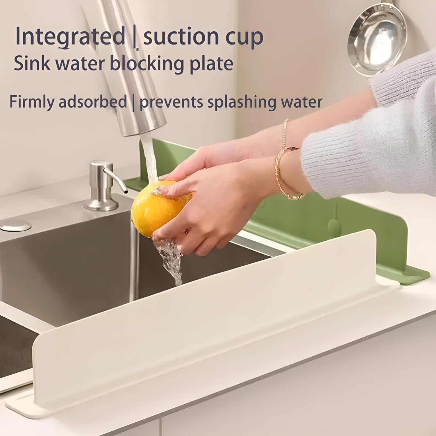 Sink Splash Guard In Kitchen Pack Of 1 | Silicone Splash Guard for Kitchen Island, Countertop, Stove & Sink Protection – Oil, Water, Stain Resistant, Easy Clean, Durable (1)