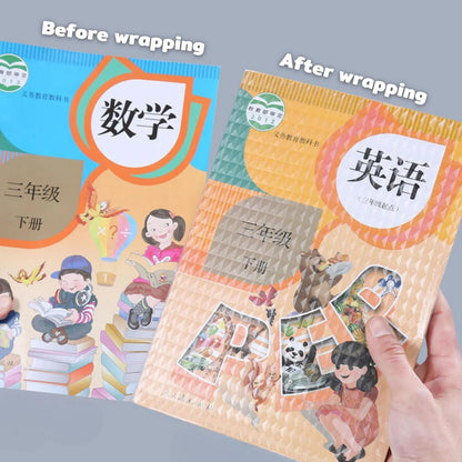 Transparent Paper Sticker Book Cover Film Book Binding Cover [30 Pcs- 3 Different Sizes -10 Each] Waterproof Self-Adhesive Book Cover for Office...