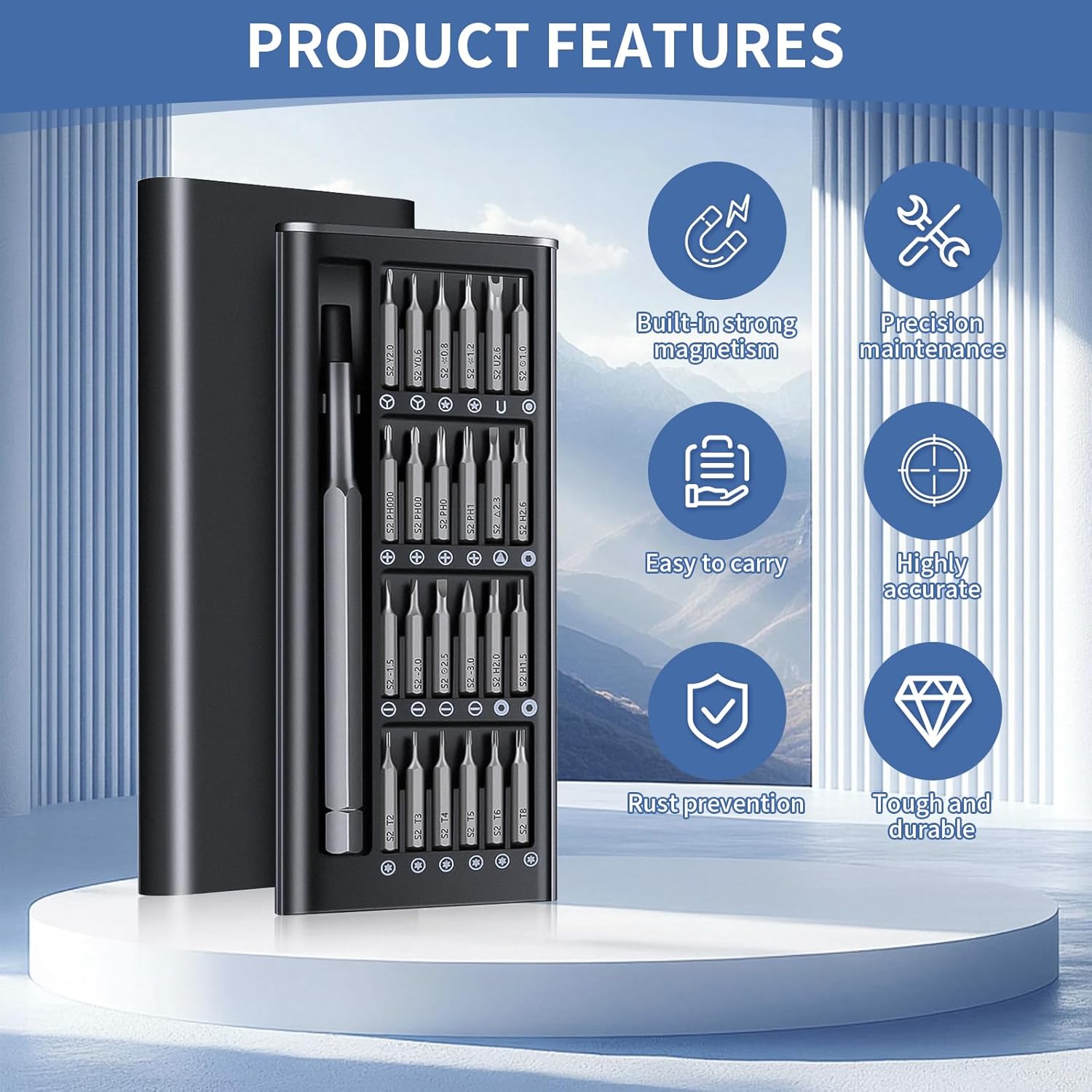 24-in-1 Precision Screwdriver Set – Magnetic Mini Repair Tool Kit