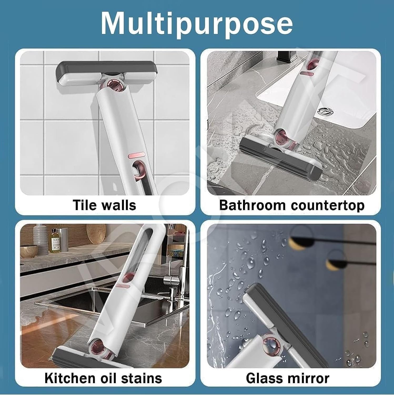 Portable Mini Self-Squeeze Mop with Absorbent Sponge