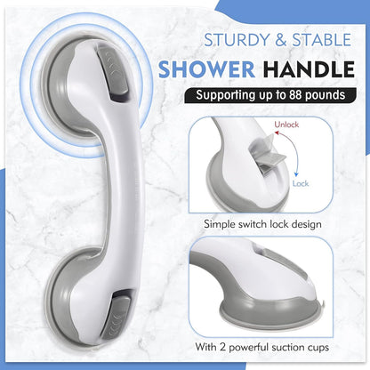 Helping Handle Bathroom Suction Grab Bar Rail for Safety