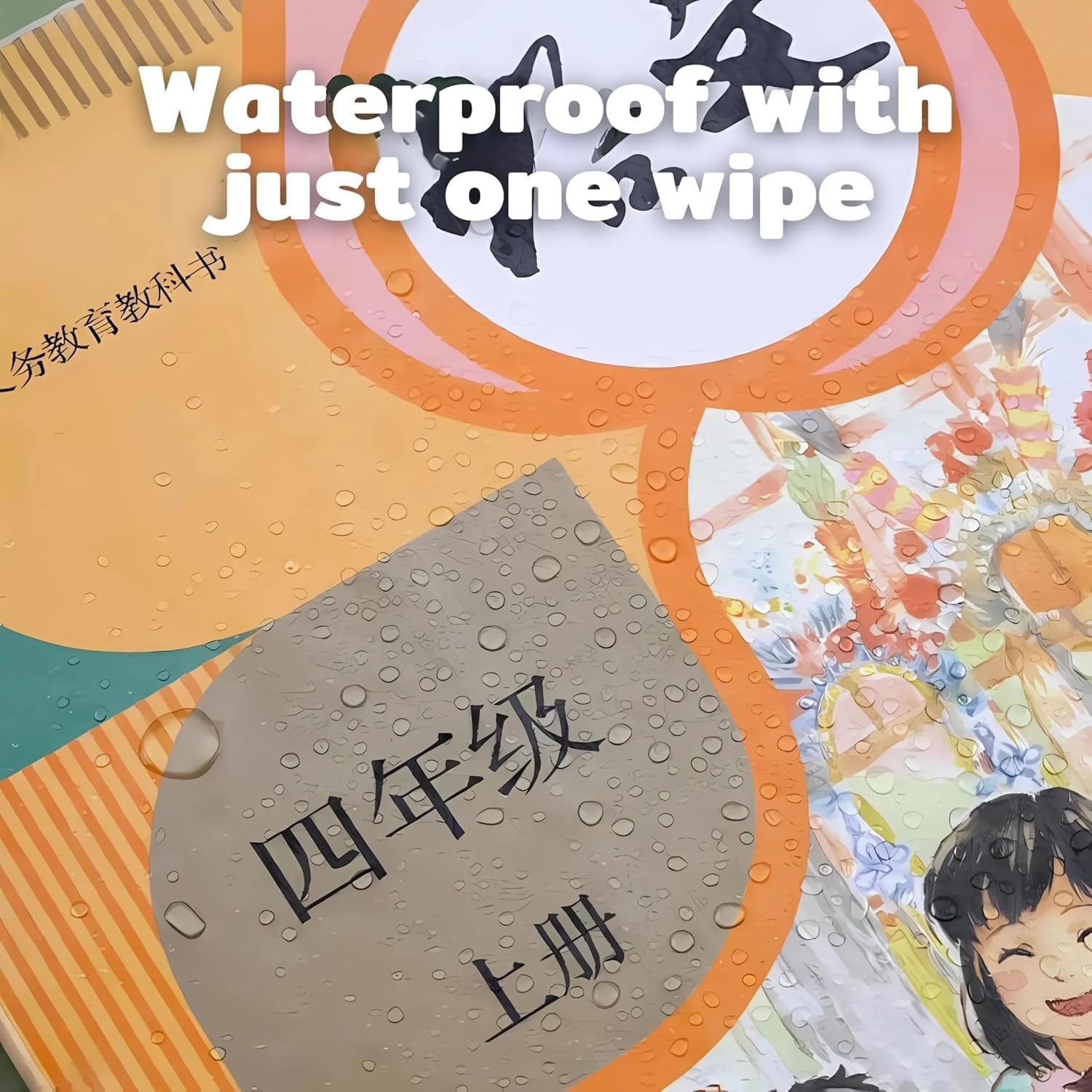 Transparent Paper Sticker Book Cover Film Book Binding Cover [30 Pcs- 3 Different Sizes -10 Each] Waterproof Self-Adhesive Book Cover for Office...