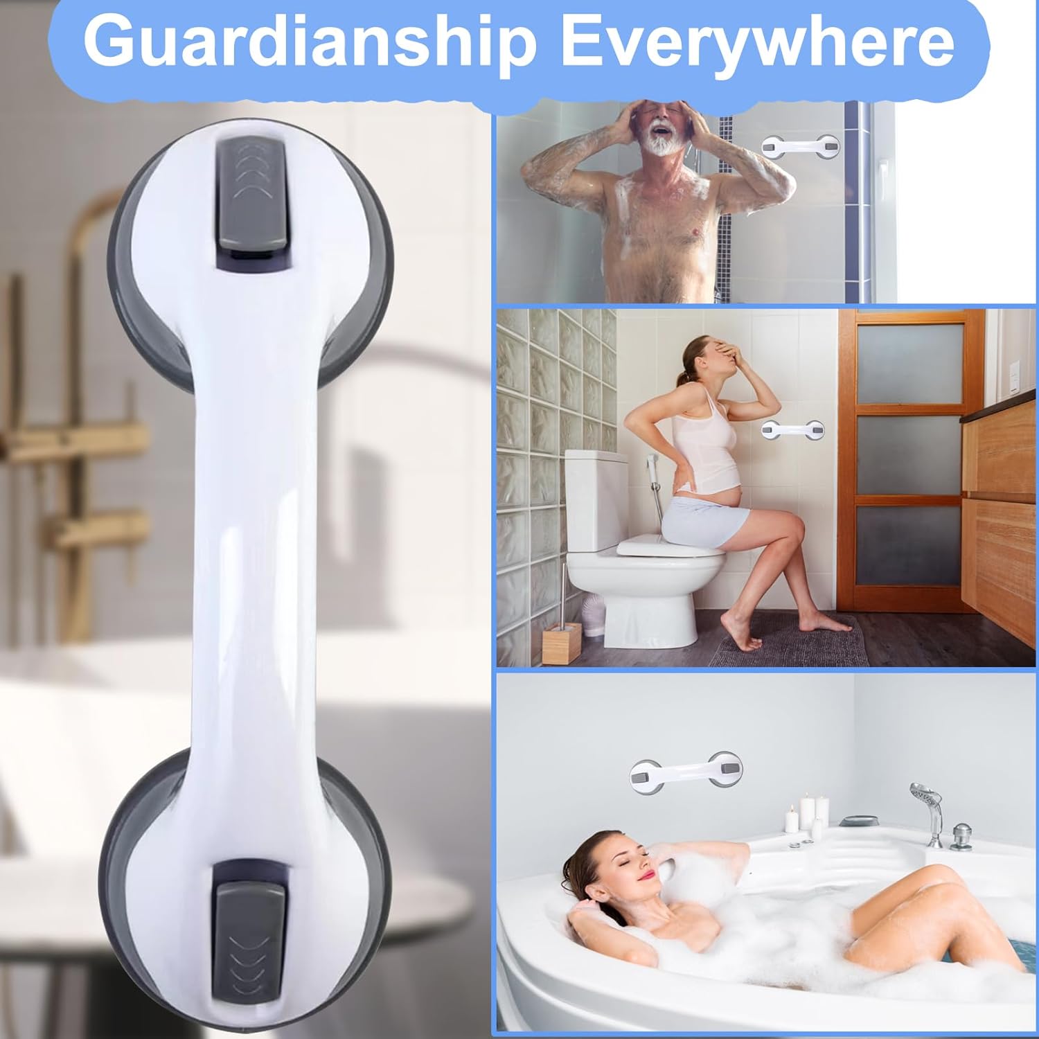 Suction Cup Bathroom Handle