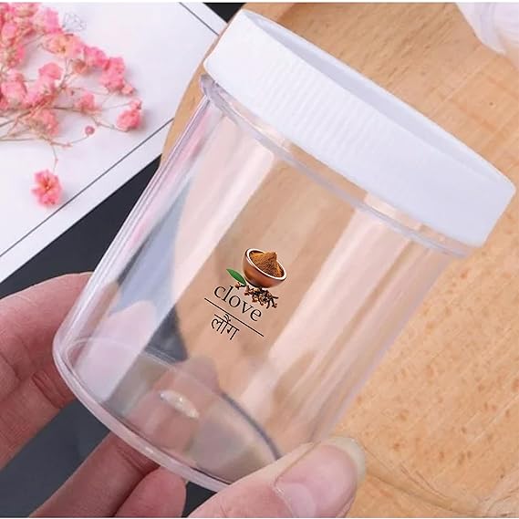 60 PCs Kitchen Container Sticker Waterproof
