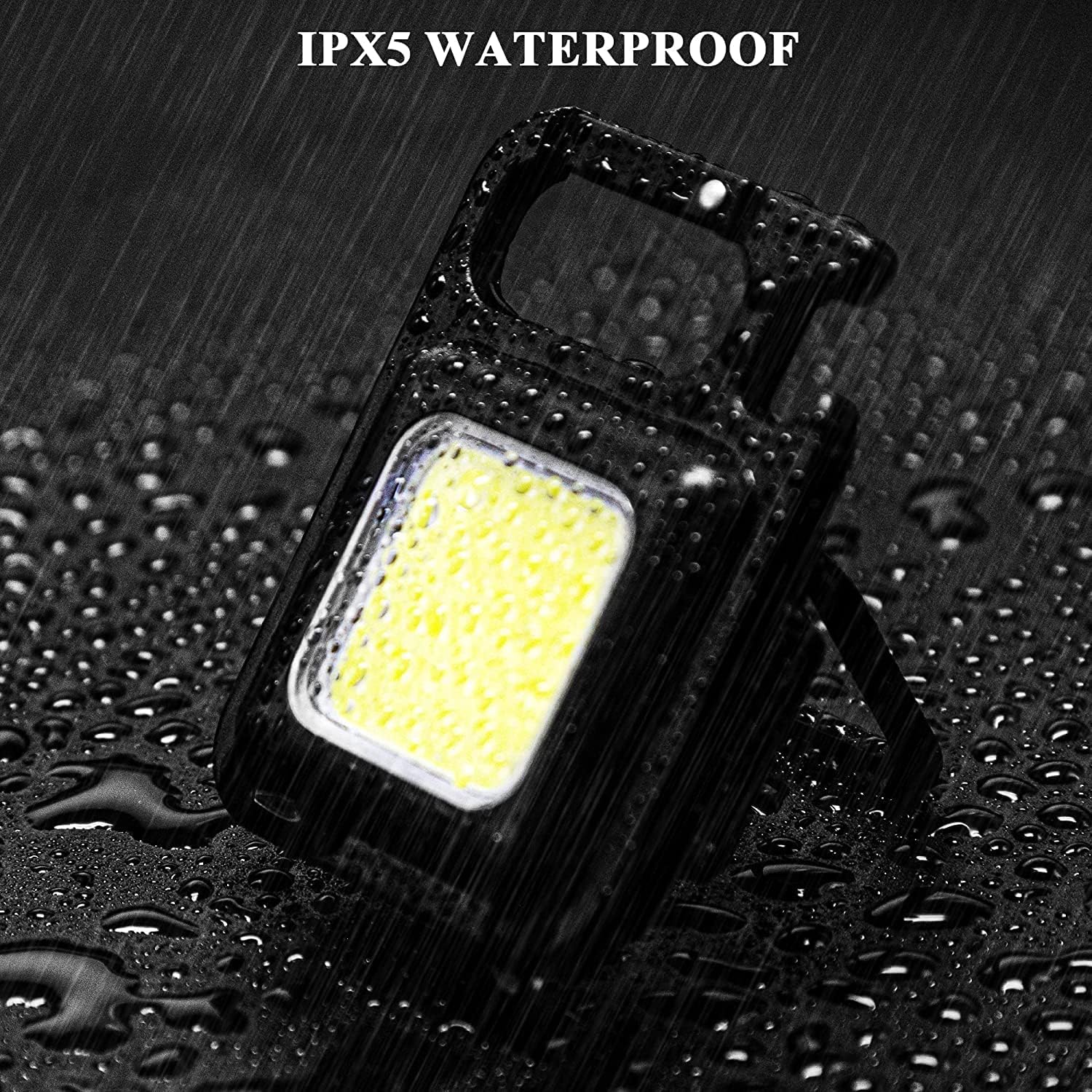 LED Flashlights, Rechargeable Torch with Lighter,Whistles,Screwdriver,Bottle Opener,Magnet Base 800 Lumens Portable Emergency COB Light for Camping...