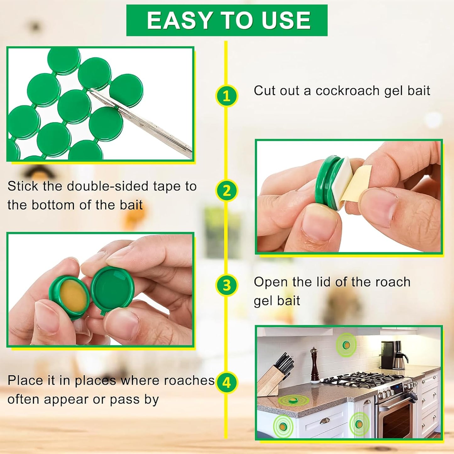 Natural Cockroach Killer (Pack of 12)