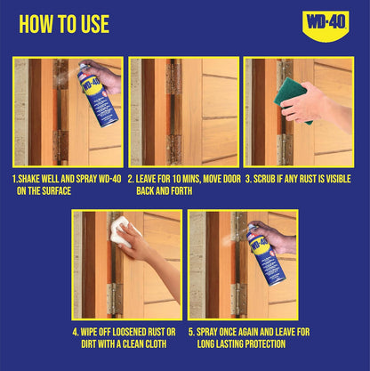 Multipurpose Spray to Clean Rust, Limescale, Jams, Stains, Hinges, Chains and Surface (500 ml)