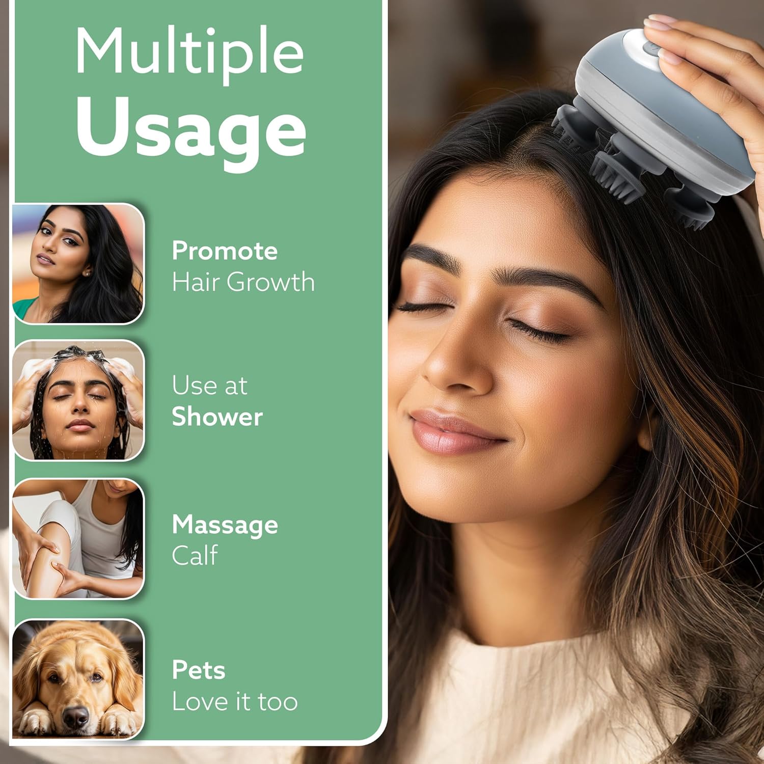 AGARO Scalp Massager, Stress Relief & Relaxation