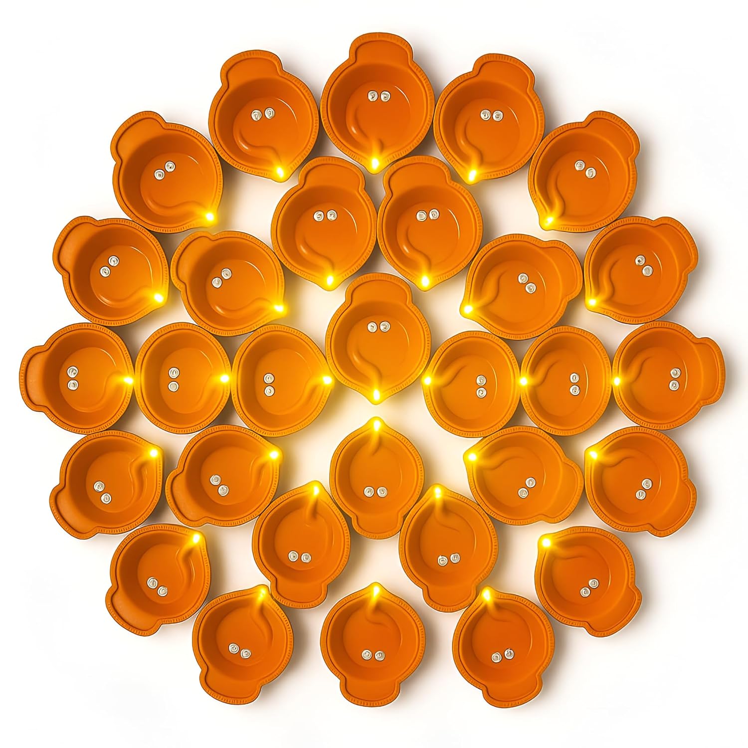 Water Diyas for Home Decoration High Quality | | Diwali Decoration for Home Light | Replaceable Battery| Flameless | Pet Friendly | Water Sensor |Diya Lights