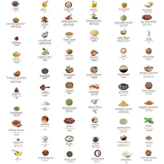 60 PCs Kitchen Container Sticker Waterproof