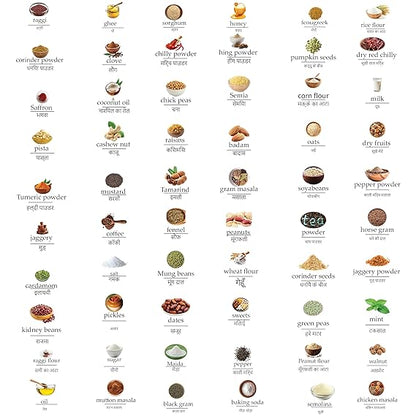 60 PCs Kitchen Container Sticker Waterproof