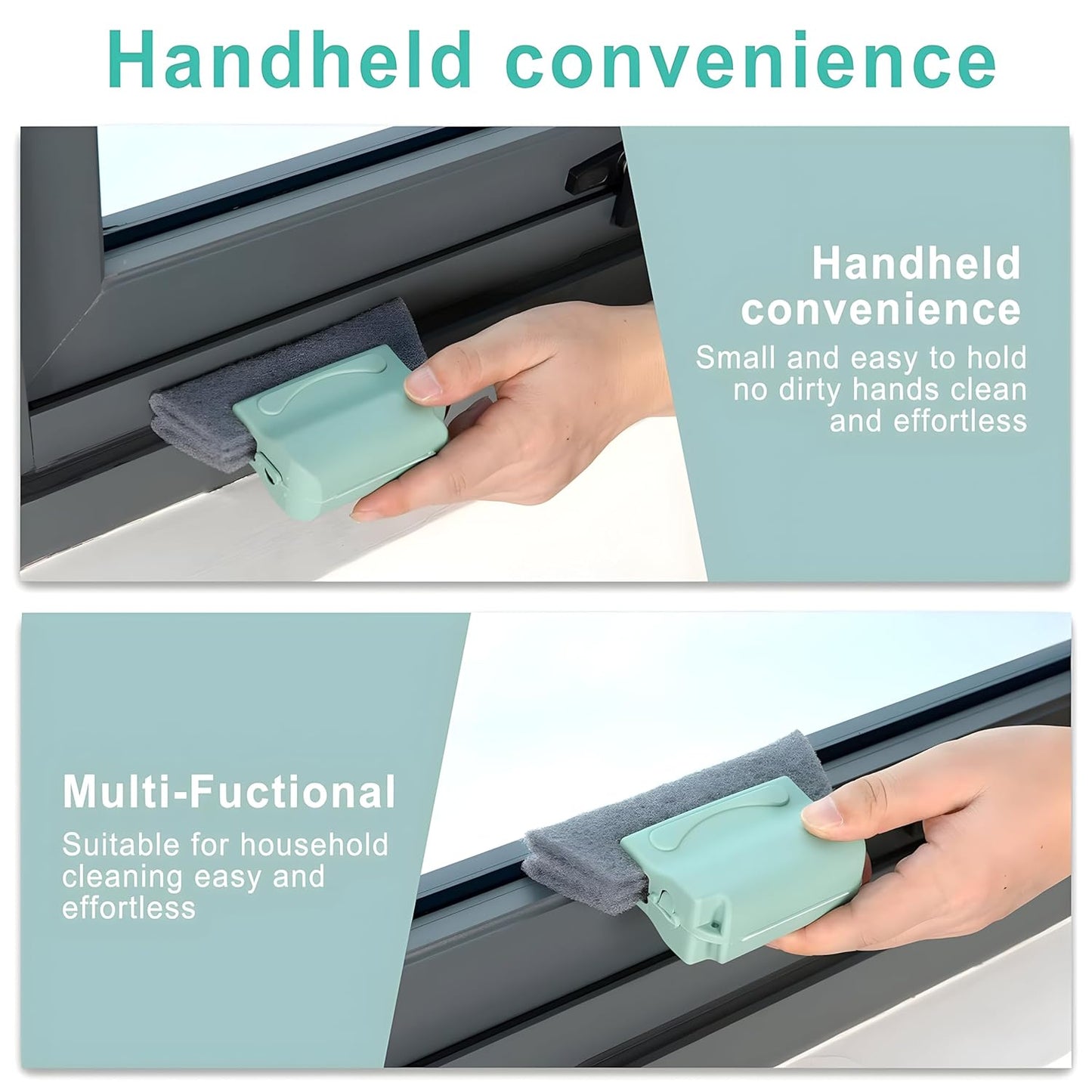 Window Cleaner Brush – Streak-Free Cleaning Tool for Homeowners