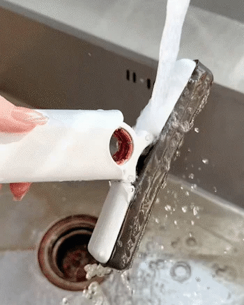 Portable Mini Self-Squeeze Mop with Absorbent Sponge