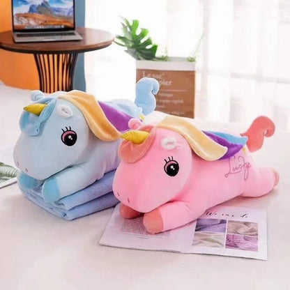 Polyester 2-in-1 Toy and Blanket Combo, For Home