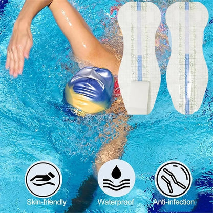 women's waterproof swimming stickers