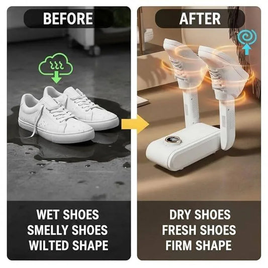 Electric Shoes Dryer Boot Heater Deodorizer (White)